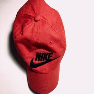 Nike One Size Adjustable Red Hat